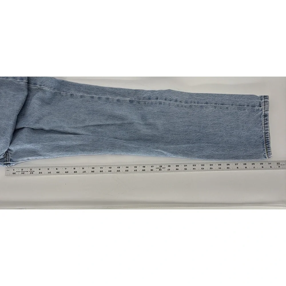 Levis 501 Original Fit Jeans Light Wash Button Fly Denim Y2K Men 33X32 (32X31.5)